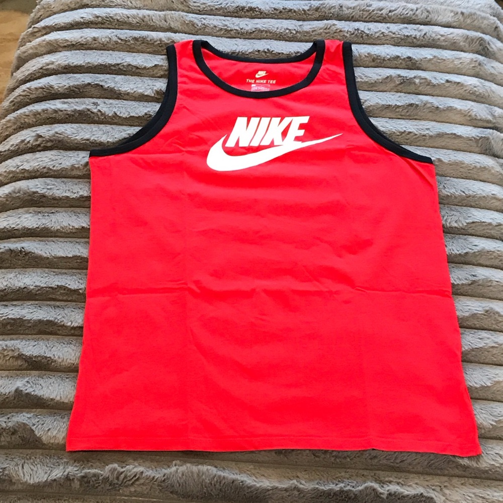 Nike Red and Black Tee